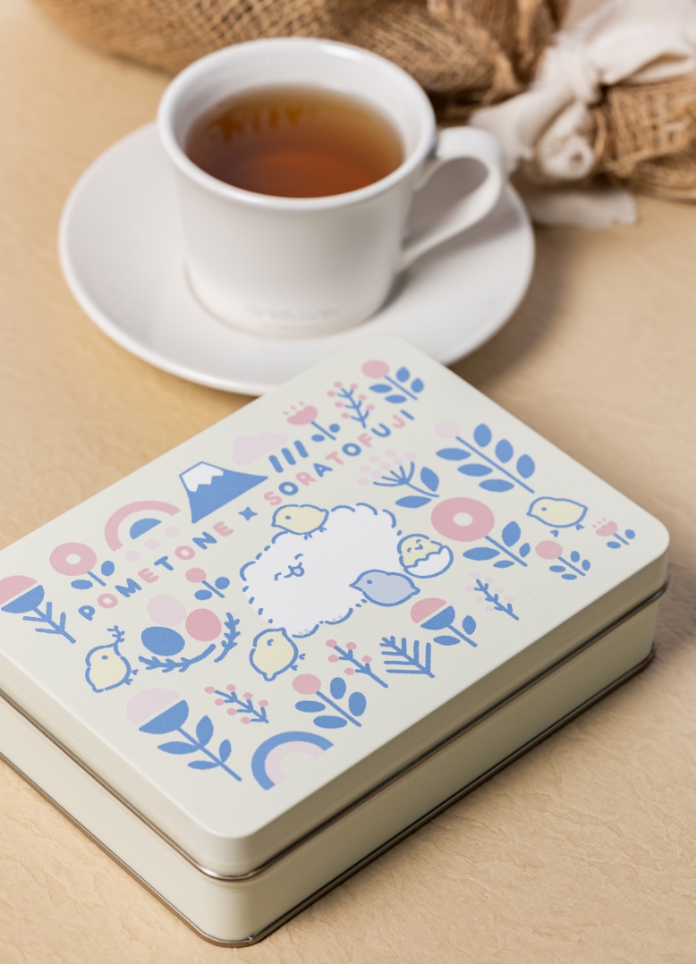 POMETONE×SORATOFUJI コラボレーションクッキー缶