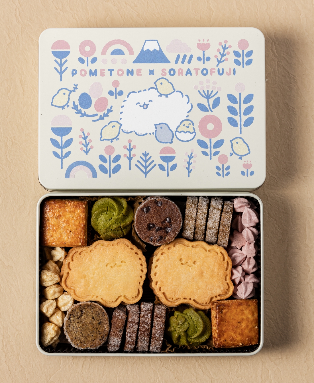 POMETONE×SORATOFUJI コラボレーションクッキー缶